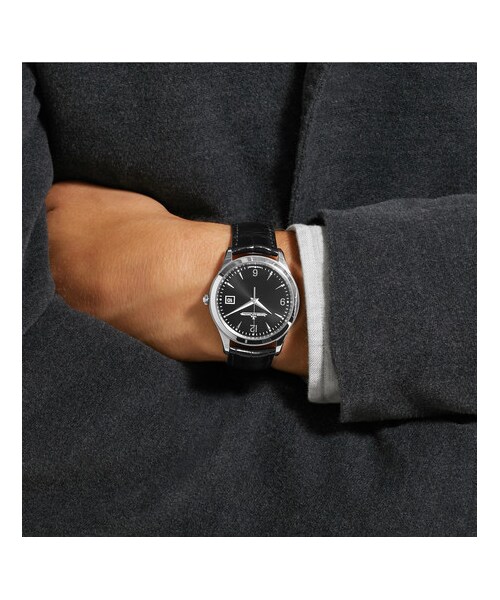 JAEGER-LECOULTRE（ジャガールクルト）の「Jaeger-LeCoultre Master Control Date Automatic 39mm Stainless Steel And Alligator Watch（アナログ腕時計・メンズ・Black・one size）」の5枚目の写真