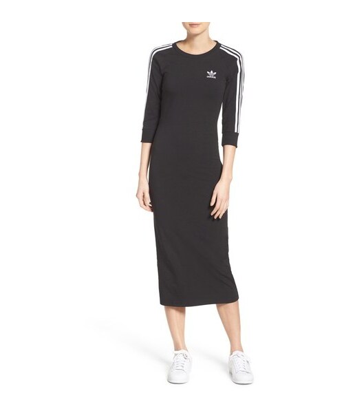 adidas（アディダス）の「Women's Adidas Originals 3-Stripes Dress ...