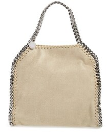 STELLA McCARTNEY | Stella Mccartney 'Mini Falabella - Shaggy Deer' Faux Leather Tote - Green(トートバッグ)