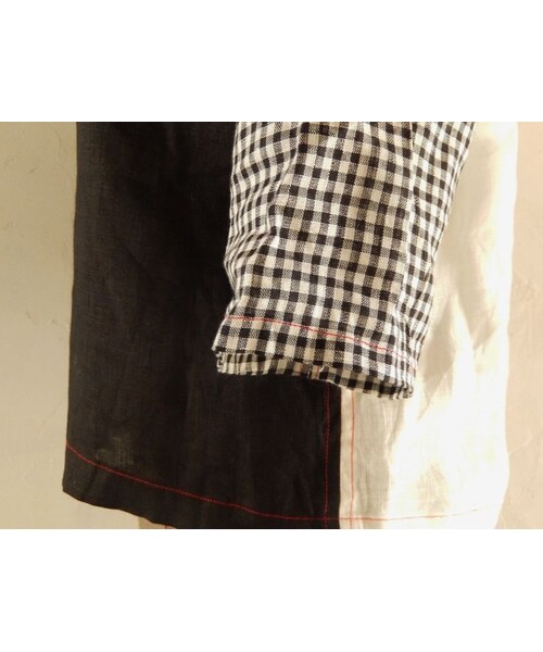 takuroh shirafuji（タクロウシラフジ）の「takuroh shirafuji Levain[Tops : Linen : woman]（シャツ/ブラウス・レディース・その他）」の7枚目の写真