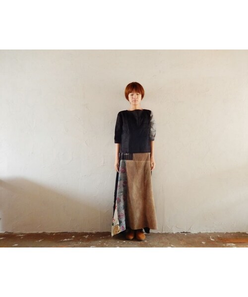 takuroh shirafuji（タクロウシラフジ）の「takuroh shirafuji Levain[Tops : Linen : woman]（シャツ/ブラウス・レディース・その他）」の2枚目の写真