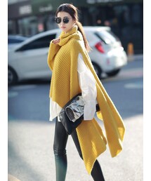 DINT | ディアウィングオンバルフローウールニットトップ(その他トップス)