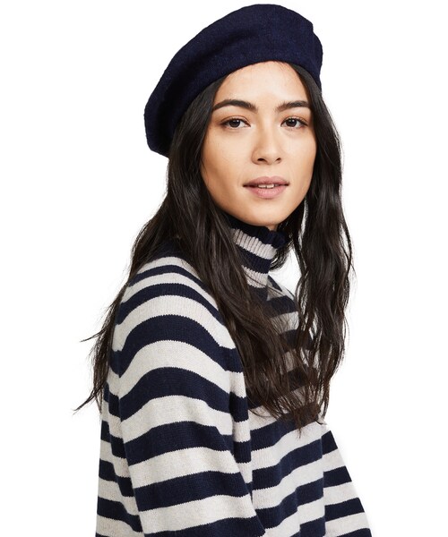 HAT attack(ハットアタック)の「Hat Attack Wool Beret(その他・レディース・Black/Burgundy/Heather Grey/Navy・One Size)」の6枚目の写真