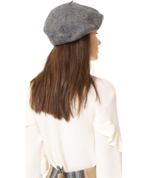 HAT attack(ハットアタック)の「Hat Attack Wool Beret(その他・レディース・Black/Burgundy/Heather Grey/Navy・One Size)」の15枚目の写真