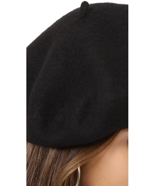 HAT attack(ハットアタック)の「Hat Attack Wool Beret(その他・レディース・Black/Burgundy/Heather Grey/Navy・One Size)」の10枚目の写真