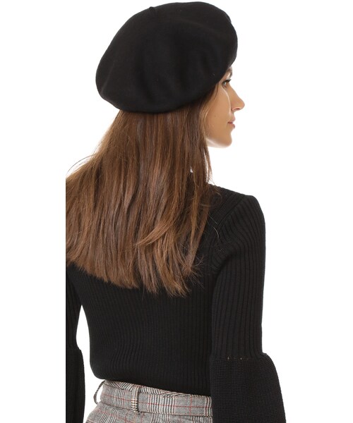 HAT attack(ハットアタック)の「Hat Attack Wool Beret(その他・レディース・Black/Burgundy/Heather Grey/Navy・One Size)」の14枚目の写真
