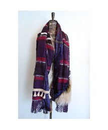 RehersalL | ファーチェックストール(ストール/ショール)