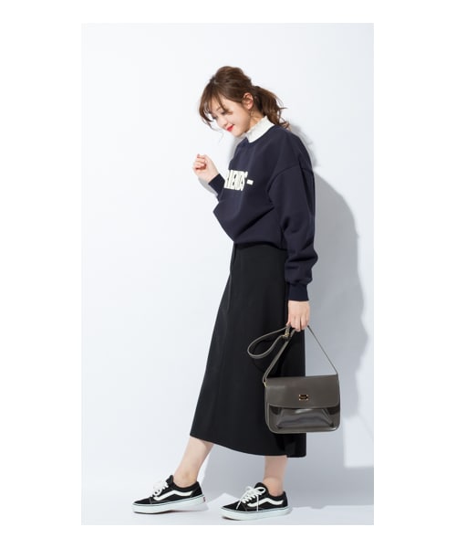 CHEER CLOSET（チアクローゼット）の「【プチプラのあや】オススメ！ショルダー付きサッチェルバッグ（ショルダーバッグ・レディース・レッド/ブラック/キャメル/チャコールグレー・F）」の3枚目の写真