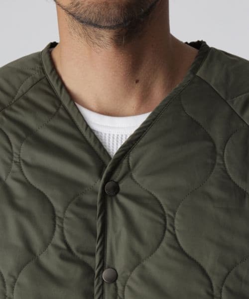 BAYFLOW A WARMER キルティングダウンジャケット ベスト 2way MENS】QUILTING DOWN VEST キルティング ダウンベスト / WINDSTOPPER(R
