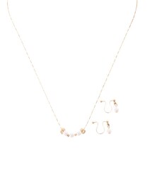AMERICAN HOLIC | ・6月誕生石カラーネックレス&ノンホールピアス(アクセサリー)