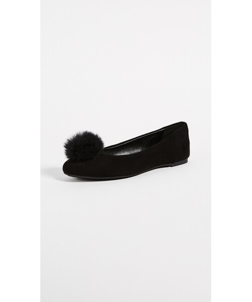 michael kors black and white flats