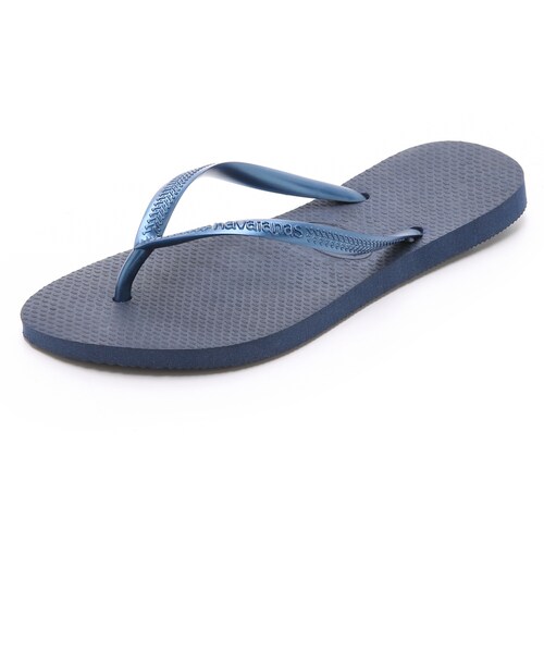 havaianas（ハワイアナス）の「Havaianas Slim Flip Flops（その他シューズ・レディース・Black/Silver/Blue/Beige/White・35/36/37/38/39/40/40/41/41/42）」の4枚目の写真