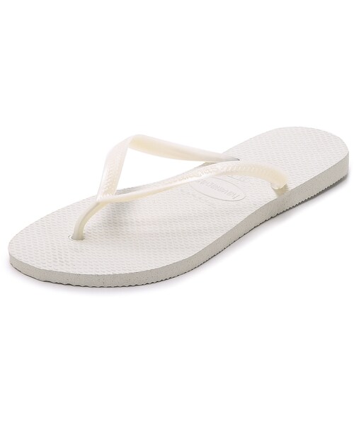 havaianas（ハワイアナス）の「Havaianas Slim Flip Flops（その他シューズ・レディース・Black/Silver/Blue/Beige/White・35/36/37/38/39/40/40/41/41/42）」の2枚目の写真