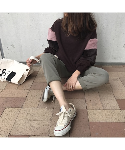 copine（コピン）の「【期間限定価格】2色袖フェイクファースリーブ/プチハイネック（4color）（ニット/セーター・レディース・その他）」の12枚目の写真