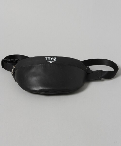 JEANASIS（ジーナシス）の「ミニウエストポーチ（バッグ・ホワイト()/ブラック()/ライトブルー()）」の4枚目の写真