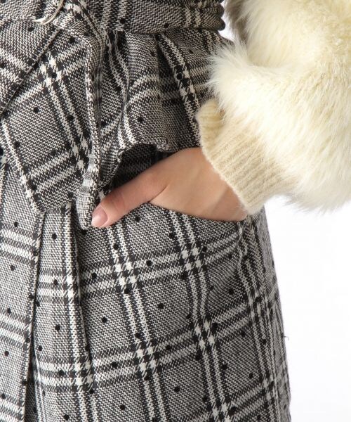 mysty woman(ミスティウーマン)の「コルセット付きタイトスカート(スカート・ブラック/ブラウン)」の11枚目の写真