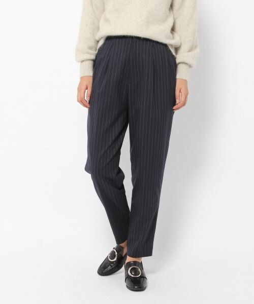 laboratory work（ラボラトリーワーク）の「ペグトップストライプパンツ（パンツ・グレー/ブラウン/ネイビー）」の3枚目の写真