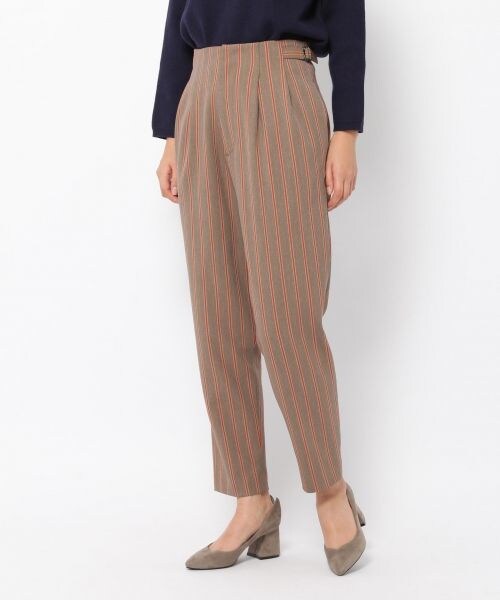 laboratory work（ラボラトリーワーク）の「ペグトップストライプパンツ（パンツ・グレー/ブラウン/ネイビー）」の2枚目の写真