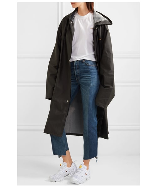 VETEMENTS（ヴェトモン）の「Vetements - Reebok Logo Instapump Fury Printed Leather And Mesh Sneakers - White（スニーカー・レディース・White・IT34.5/IT38.5/IT36/IT40/IT41/IT42/IT39/IT37.5）」の3枚目の写真