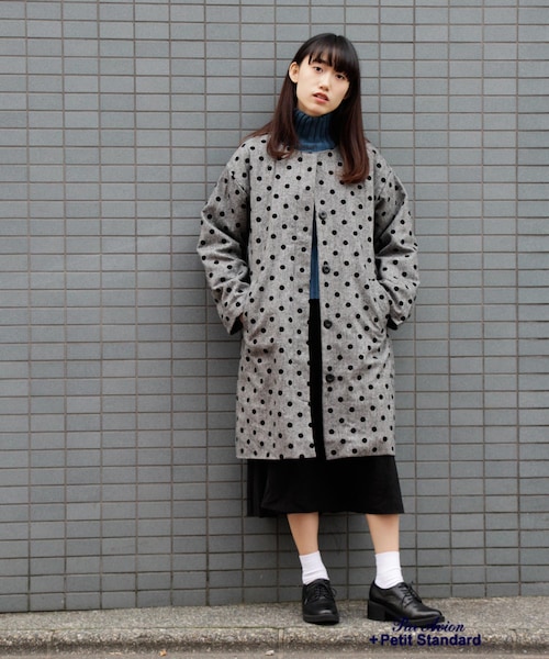 paravion（パラビオン）の「ドットフロッキーコート（）」 - WEAR
