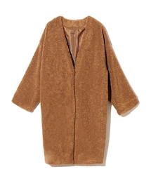 GRL | ボアノーカラーコート(ノーカラージャケット)