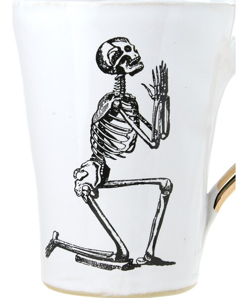 メッキ スカル 磁器 メッキ スカル 磁器