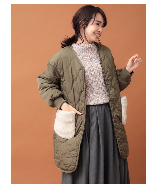 Te chichi（テチチ）の「ボアポケット付きコート（）」 - WEAR