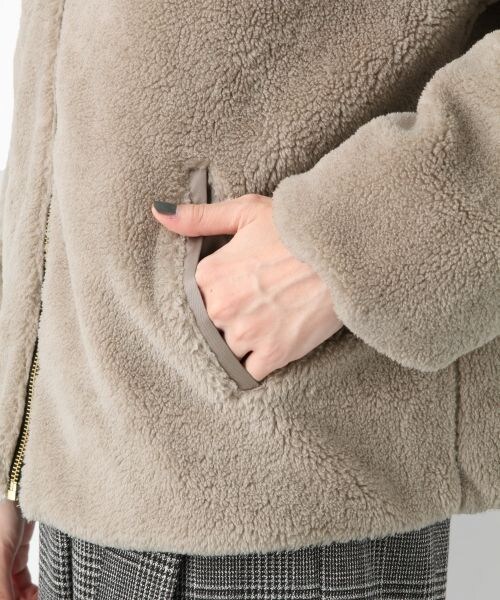 LEPSIM（レプシィム）の「リバーシブルボアZIPショートコート