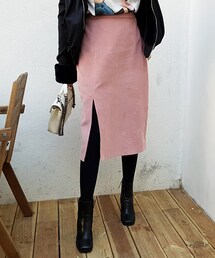 DHOLIC | コーデュロイスリットミディスカート(スカート)