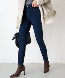 DHOLIC | 裏起毛スキニーデニムパンツ(デニムパンツ)