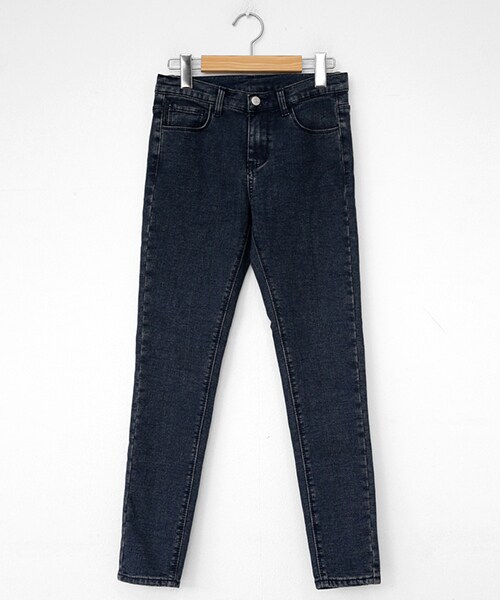 DHOLIC(ディーホリック)の「裏起毛スキニーデニムパンツ(デニムパンツ・レディース・ブラック/ブルー/その他・S/M/L)」の3枚目の写真