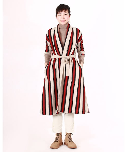 45R レジメンストライプガウンコート 45R レジメンストライプガウンコート SEPTEMBER COORDINATES2023