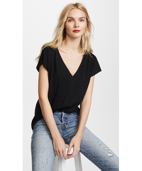 T by Alexander Wang ディープネックカットソー 4KC1261114200R.jpg