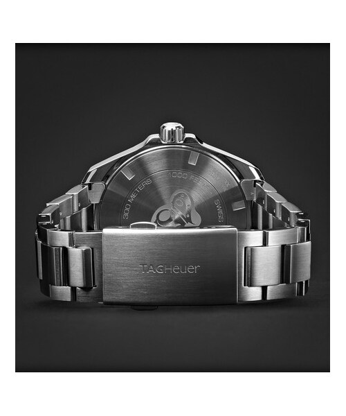 TAG Heuer(タグホイヤー)の「TAG Heuer Aquaracer 43mm Polished-Steel Watch(アナログ腕時計・メンズ・Silver・one size)」の4枚目の写真