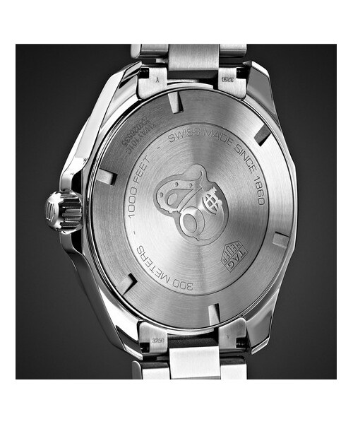 TAG Heuer(タグホイヤー)の「TAG Heuer Aquaracer 43mm Polished-Steel Watch(アナログ腕時計・メンズ・Silver・one size)」の2枚目の写真