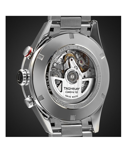 TAG Heuer（タグホイヤー）の「TAG Heuer Carrera Automatic Chronograph 43mm Polished-Steel Watch（アナログ腕時計・メンズ・Silver・one size）」の3枚目の写真