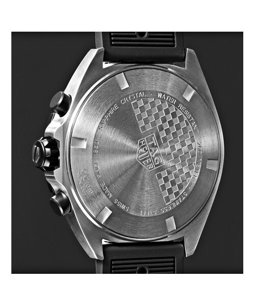 TAG Heuer(タグホイヤー)の「TAG Heuer Formula 1 Chronograph 43mm Stainless Steel And Rubber Watch(アナログ腕時計・メンズ・Black・one size)」の4枚目の写真
