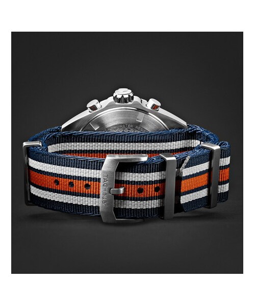 TAG Heuer（タグホイヤー）の「TAG Heuer Formula 1 Chronograph 43mm Steel And Nato Webbing Watch（アナログ腕時計・メンズ・Blue・one size）」の5枚目の写真