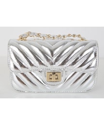 D&B By DABAGIRL | キルティングベロアチェーンショルダーバッグ(ショルダーバッグ)