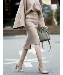 DINT | メリーアウトラインウールスカート(スカート)