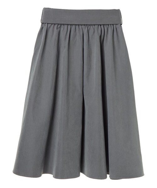 earth music&ecology（アースミュージックアンドエコロジー）の「・フェイクスウェードスカート（スカート・ブラック/ボルドー/ベージュ/ダークグリーン・F）」の4枚目の写真