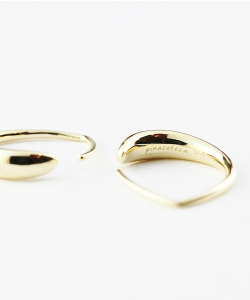 pinacoteca（ピナコテーカ）の「ピナコテーカ 708 シンプリー ゴールド フープ ピアス（ピアス（両耳用）・レディース・ゴールド・Free）」の6枚目の写真