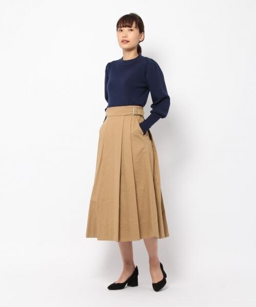 laboratory work（ラボラトリーワーク）の「サイドアジャストチノスカート（スカート・ブラック/ベージュ/イエロー）」の6枚目の写真