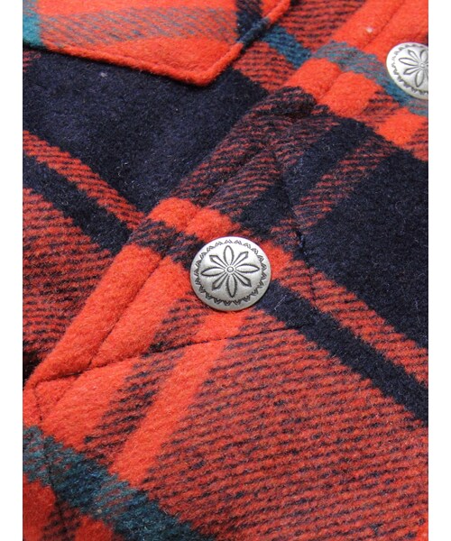 JACKROSE（ジャックローズ）の「ウールチェックボアランチコート