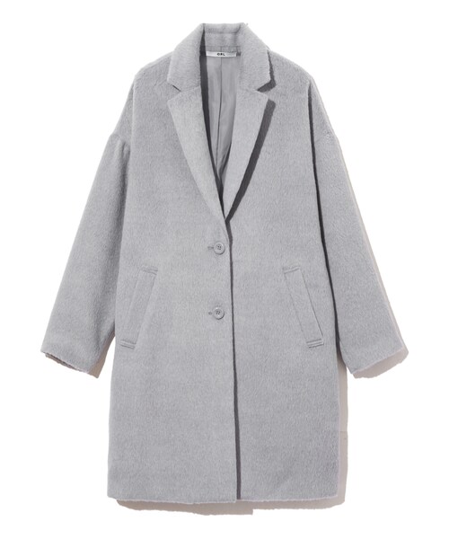 GRL（グレイル）の「ウールタッチルーズチェスターコート（チェスター
