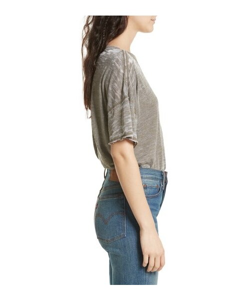 FREE PEOPLE（フリーピープル）の「Women's Free People Jordan Burnout Tee（Tシャツ/カットソー・レディース・White・Large/Medium/Small/X-Small）」の4枚目の写真