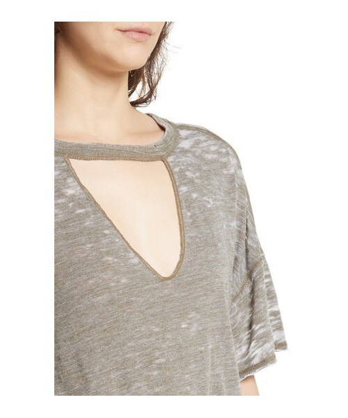 FREE PEOPLE（フリーピープル）の「Women's Free People Jordan Burnout Tee（Tシャツ/カットソー・レディース・White・Large/Medium/Small/X-Small）」の3枚目の写真