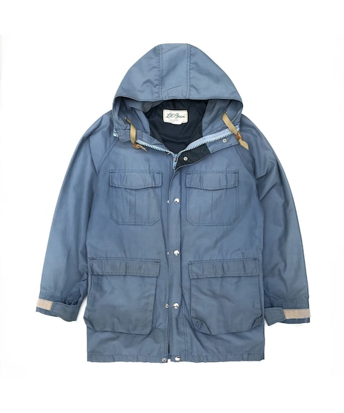 L.L.Bean レインウェア north face back pack set GORE-TEX ナイロンコート M ブルー ゴアテックス ビンテージ