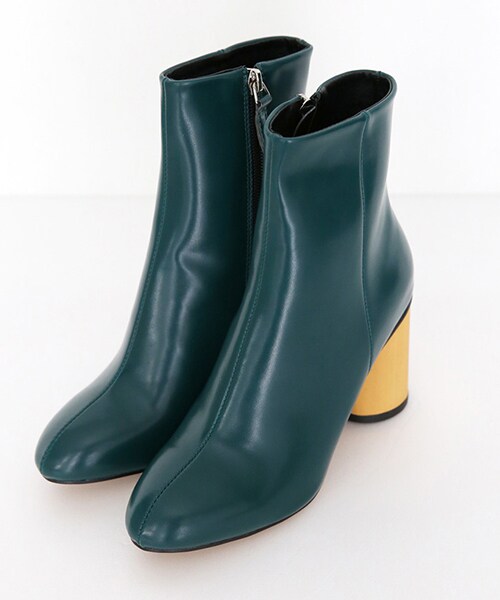 DHOLIC（ディーホリック）の「シリンダーヒールアンクルブーツ（ブーツ・レディース・ブラック/ブラウン/グリーン・225/230/235/240/245/250）」の3枚目の写真