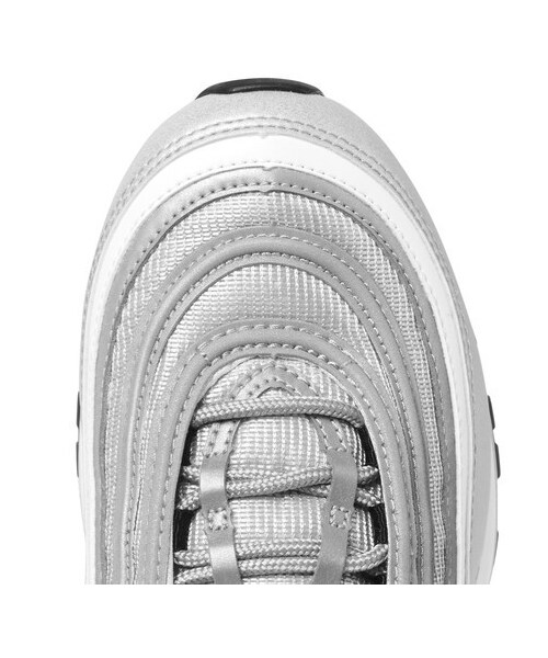 NIKE(ナイキ)の「Nike Air Max 97 Og Qs Mesh And Leather Sneakers(スニーカー・メンズ・Silver・US13/US12)」の2枚目の写真